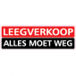 Raamsticker leegverkoop rechthoek RE-0003