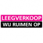Raamsticker leegverkoop rechthoek RE-0005