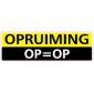 Raamsticker opruiming rechthoek RE-0004