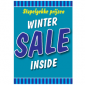 Poster sale winter blauw STA-105