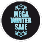 Raamsticker mega winter sale CI=0057