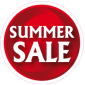 Raamsticker summer sale CI-0042