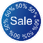 Raamsticker korting rond CI-0049