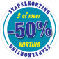 Etalagesticker stapelkorting winter blauw 3 artikel STA-115