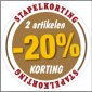 Etalagesticker stapelkorting herfst bruin 1 artikel STA-37