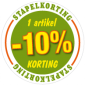 Etalagesticker stapelkorting lente groen 1 artikel STA-65