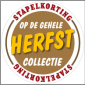 Etalagesticker stapelkorting herfst bruin STA-028
