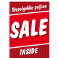 Poster stapelkorting sale rood STA-14