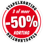 Etalagesticker stapelkorting rood 3 artikelen of meer STA-06