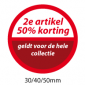 productstickers 2e artikel korting STV-032