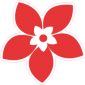 Raamsticker bloem VA-0053