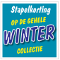 Etalagesticker stapelkorting winter blauw artikel STA-117